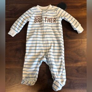 Fleece Little Brother Footie Pajama